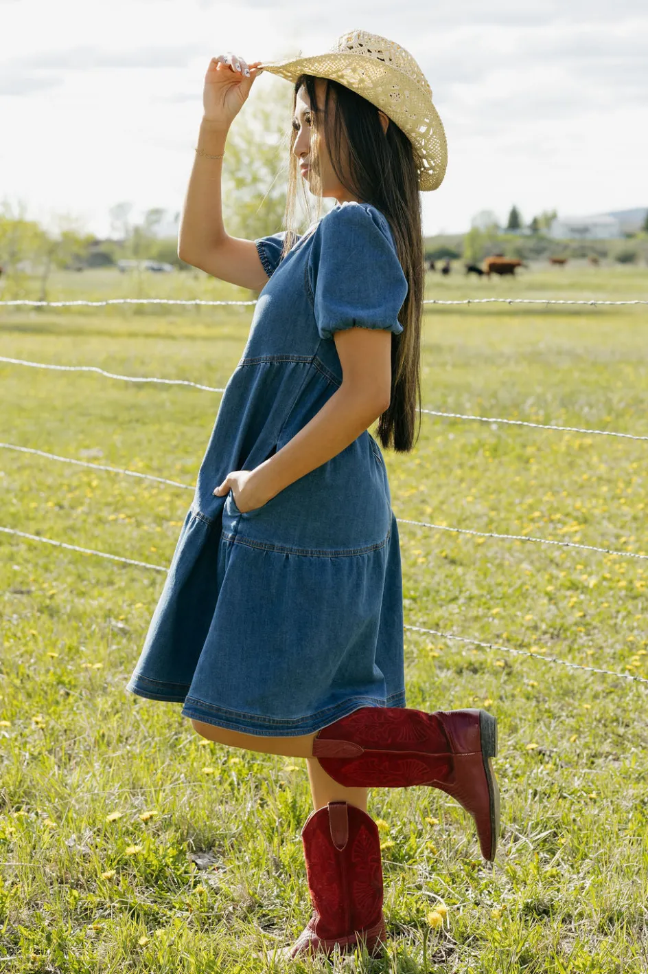 Dongguan Huoyoung Apparel Co Mckinley Dress-Denim Blue Outlet