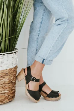 Mia Greta Clog-Black Online