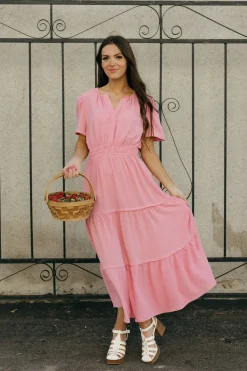 Roly poly Millie Dress- Pink Online