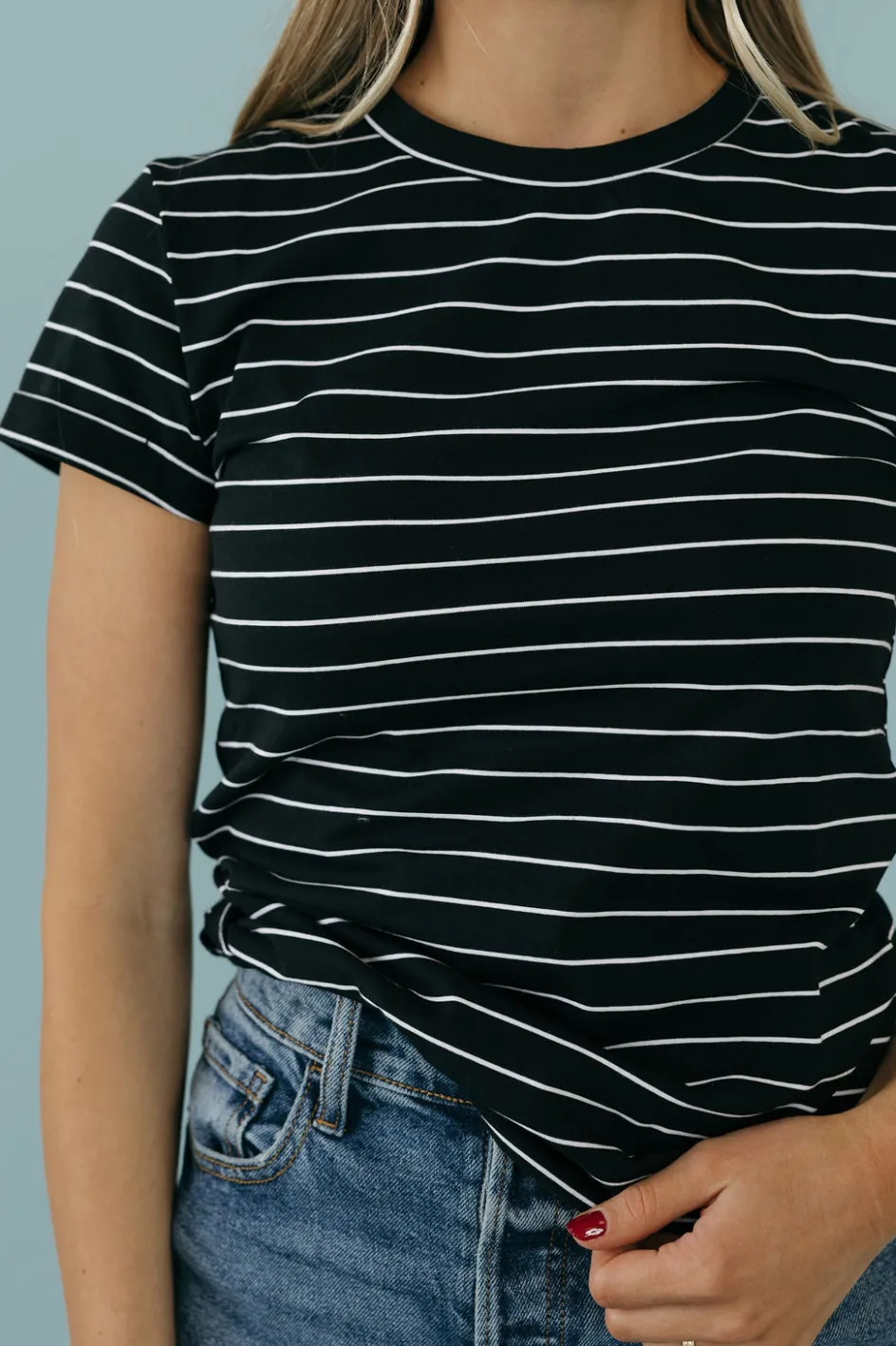 Dongguan Huoyoung Apparel Co Must Have Tee- Stripe Black Online