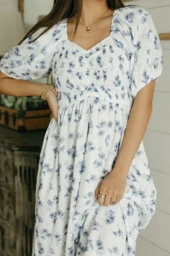 Polagram Myla Dress-/Blue White New