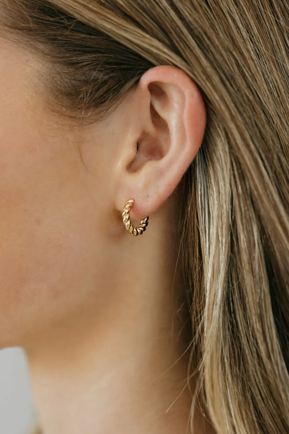 Ali Express Nettie Hoop Earrings- Gold Online
