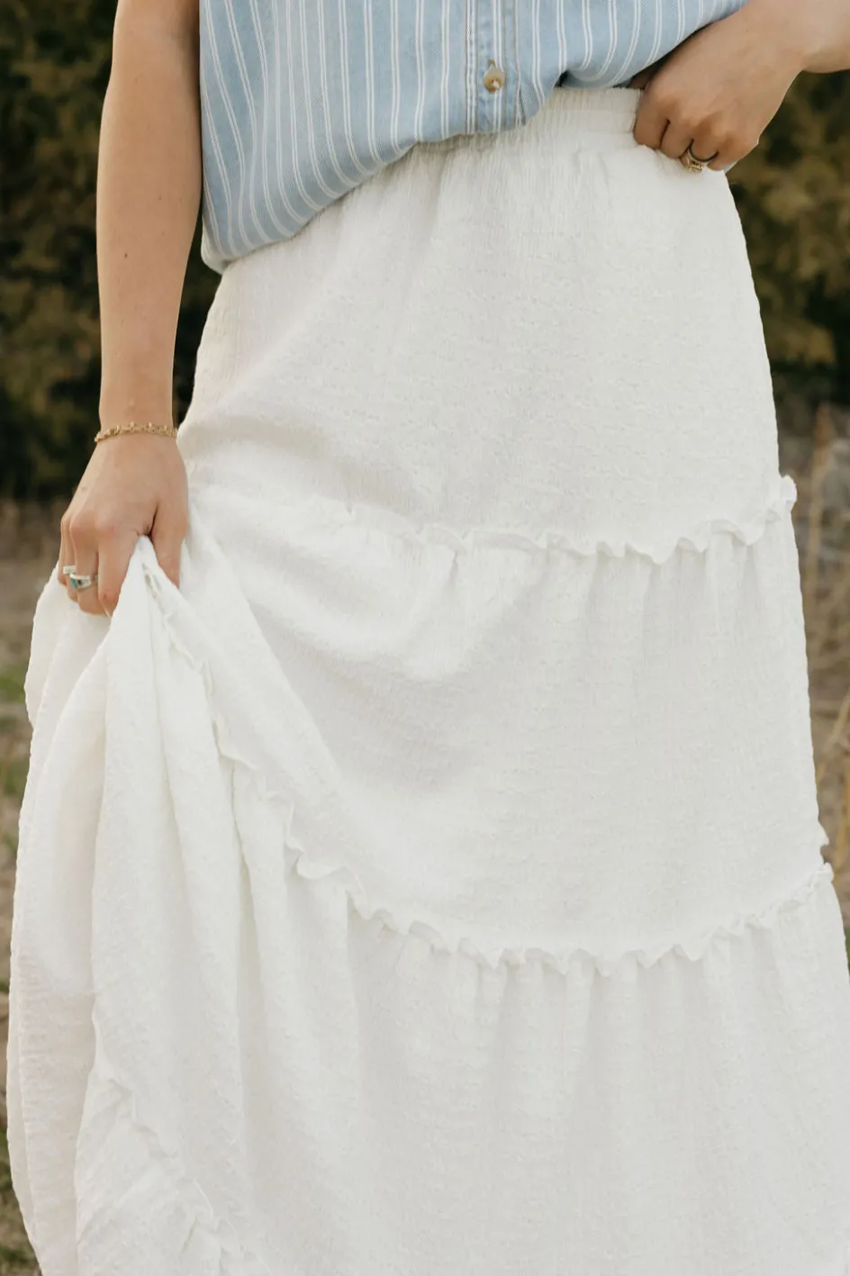 Dongguan Huoyoung Apparel Co Oaklyn Skirt-Ivory White Best