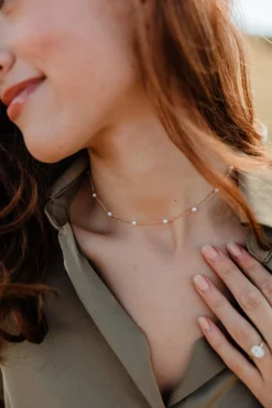 Ali Express Pearl Choker Gold/Silver Hot