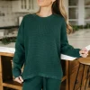 Dongguan Huoyoung Apparel Co Piper Sweater-Emerald Green Discount
