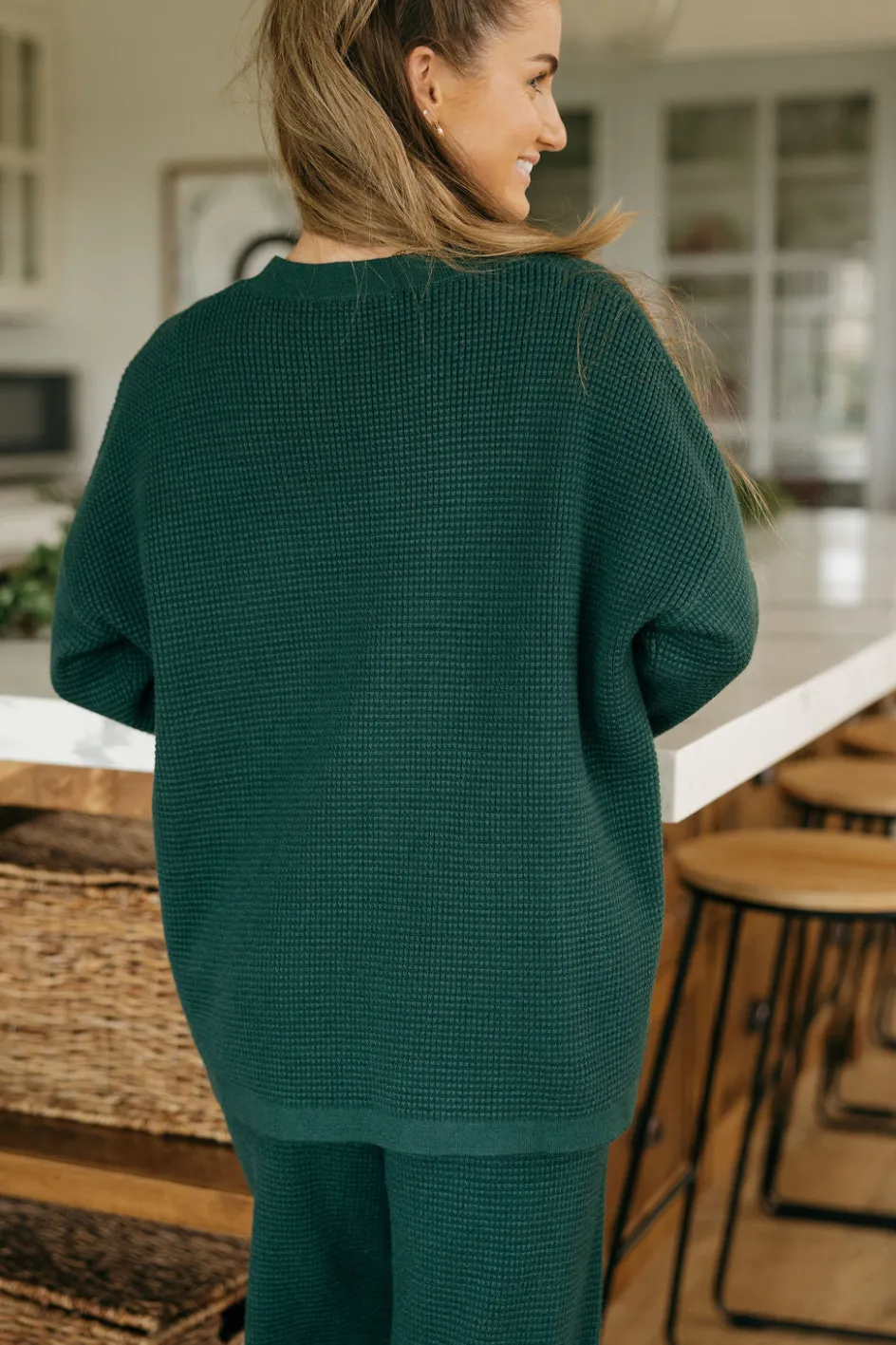 Dongguan Huoyoung Apparel Co Piper Sweater-Emerald Green Discount
