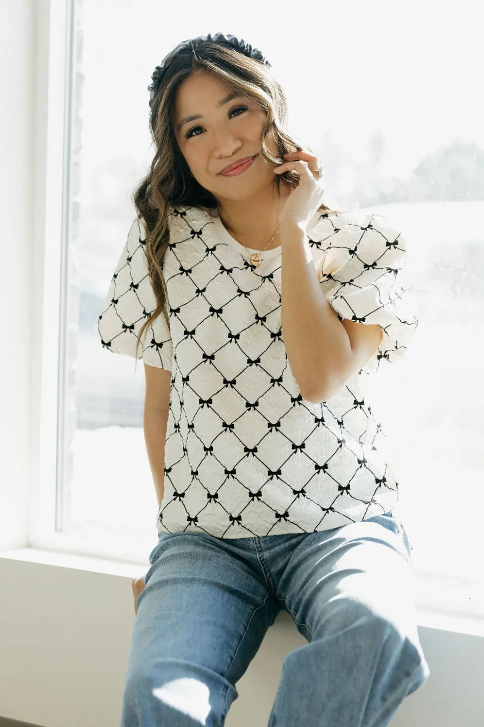 So Me Priscilla Top-Ivory Neutral Online