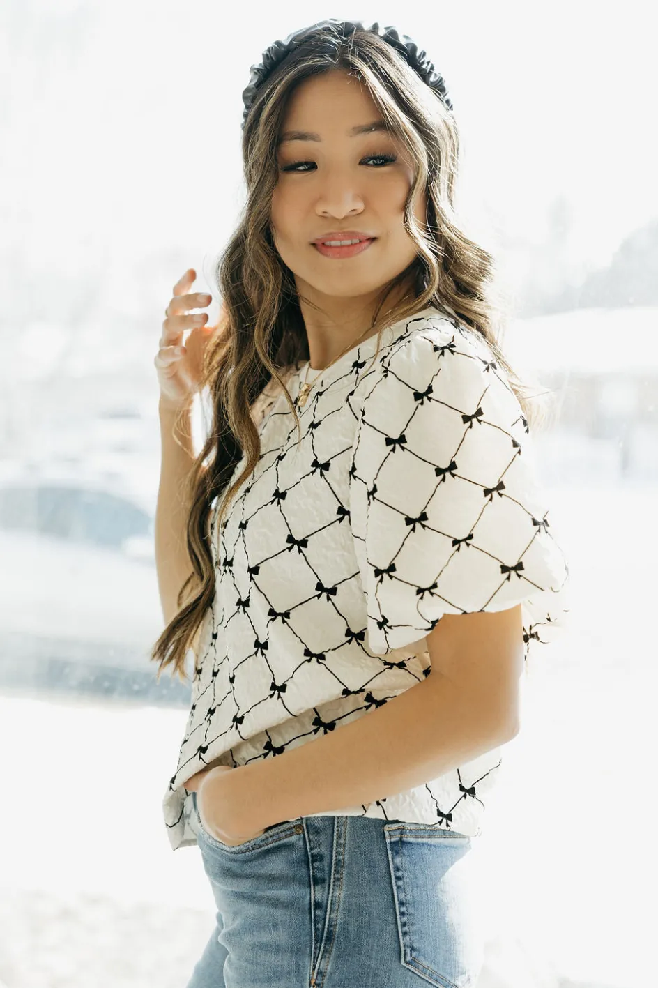 So Me Priscilla Top-Ivory Neutral Online