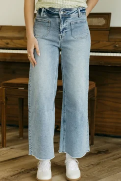 Mica Denim Raden Denim-Light Wash Blue Discount