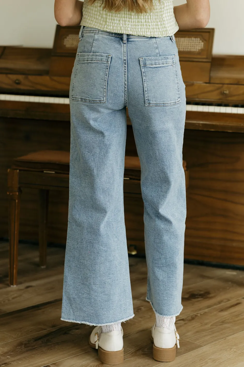 Mica Denim Raden Denim-Light Wash Blue Discount