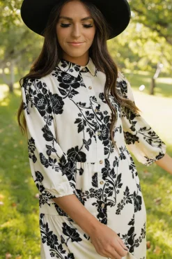 Polagram Ralphie Dress-Cream Multi White Hot