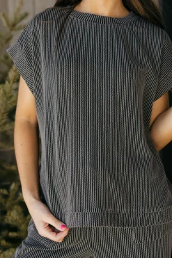 Sewn and Seen Rayne Top- Black Discount