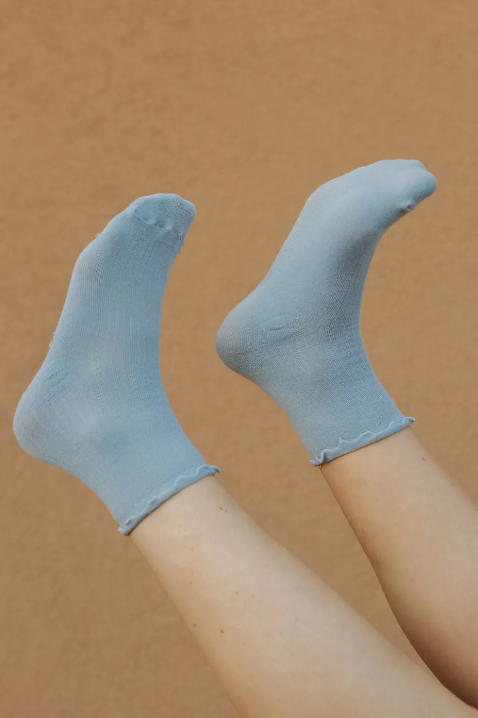 Faire Ruffle Socks-Blue Outlet