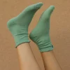 Faire Ruffle Socks-Green Clearance