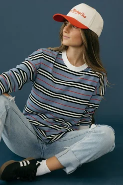 Dongguan Huoyoung Apparel Co Russ Top-Periwinkle Multi Blue Outlet