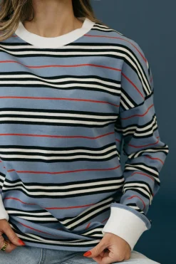 Dongguan Huoyoung Apparel Co Russ Top-Periwinkle Multi Blue Outlet