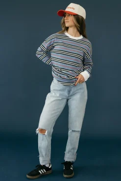 Dongguan Huoyoung Apparel Co Russ Top-Periwinkle Multi Blue Outlet