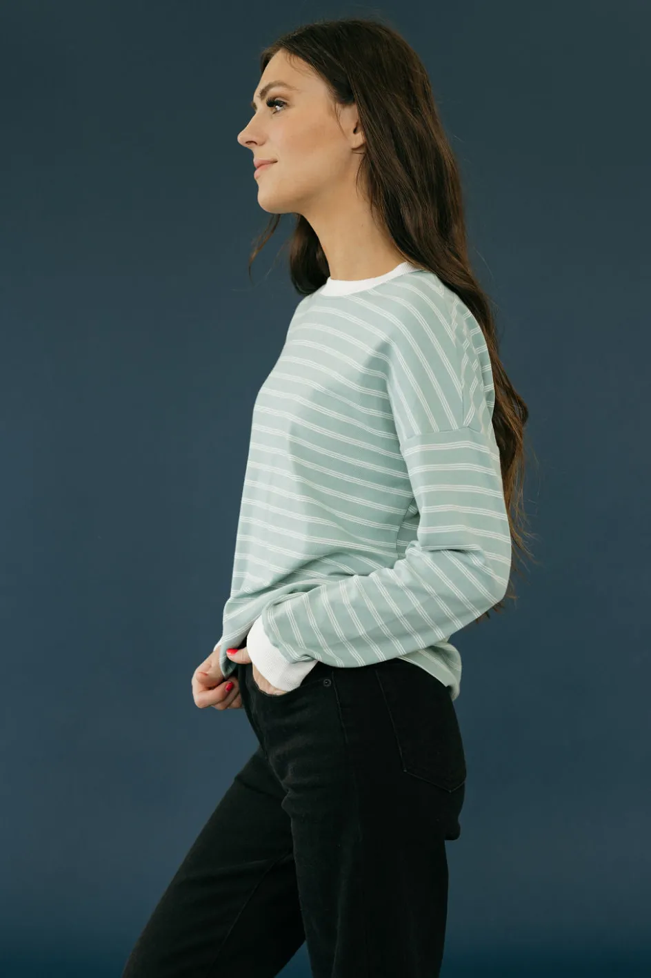 Dongguan Huoyoung Apparel Co Russ Top-Seafoam Green Fashion