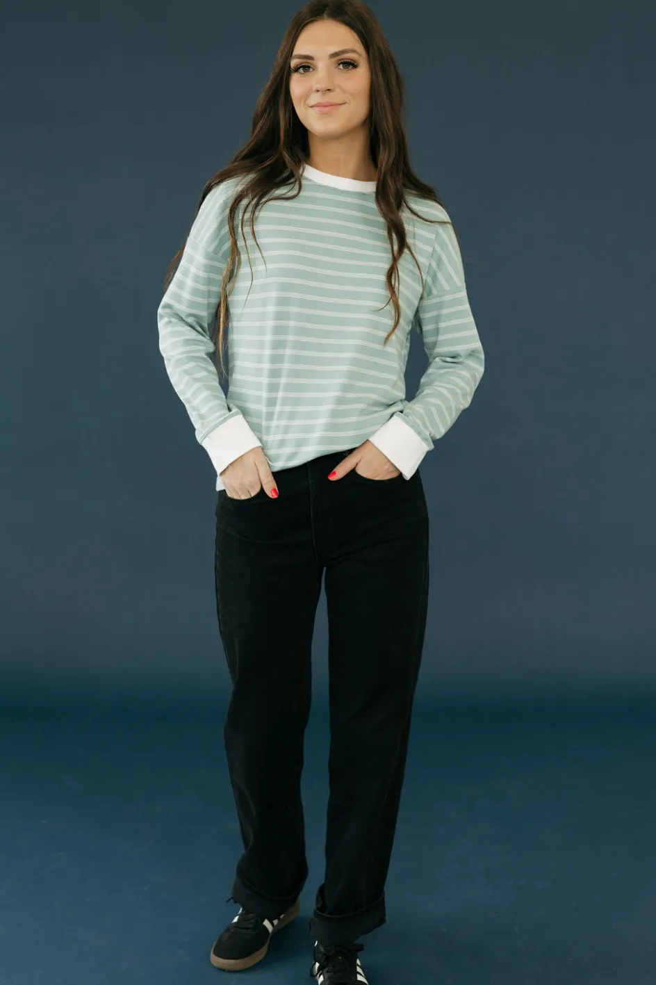 Dongguan Huoyoung Apparel Co Russ Top-Seafoam Green Fashion