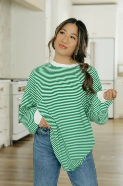 La Miel Ryler Top- Green New