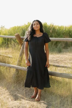 Polagram Savanna Dress-Black Clearance