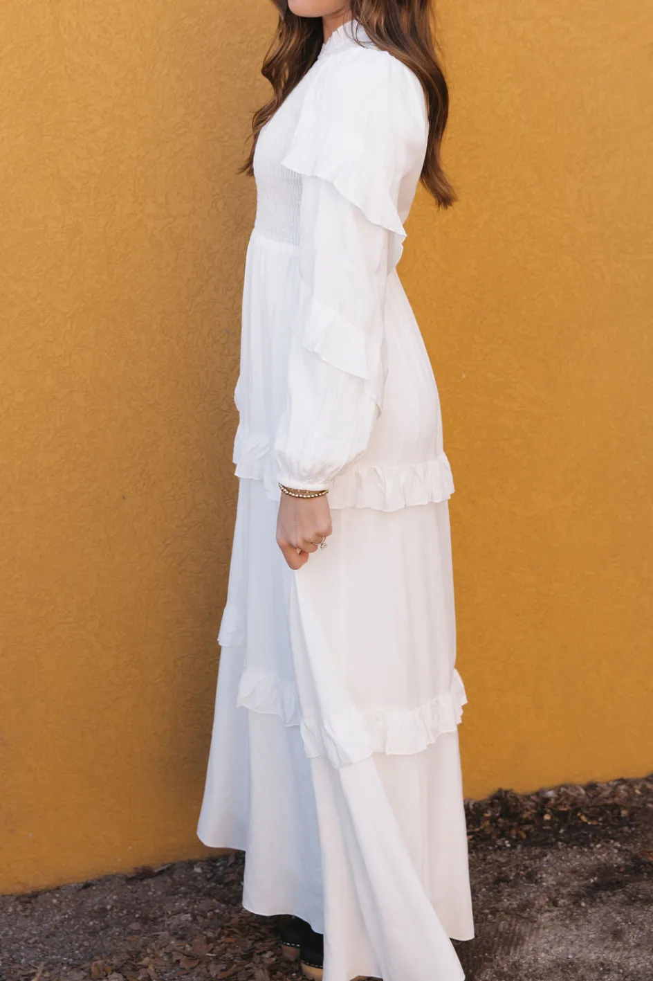 Polagram Scarlett Dress-White Outlet