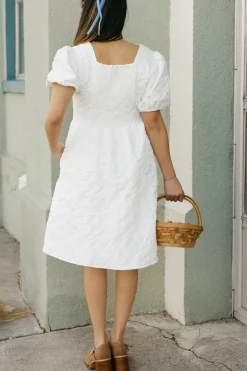 Dongguan Huoyoung Apparel Co Smitten Dress- White Discount