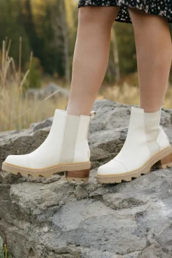 Sorel Joan Now Chelsea-Bleached Ceramic/Gum Sale