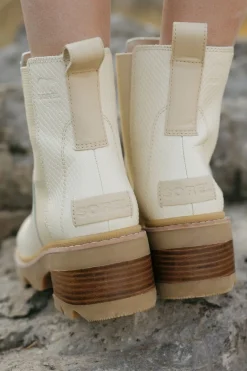Sorel Joan Now Chelsea-Bleached Ceramic/Gum Sale