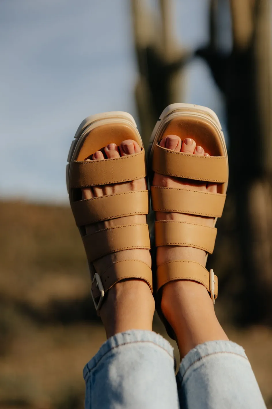 Sorel Joanie III Ankle Strap Sandals-Honest Beige Online