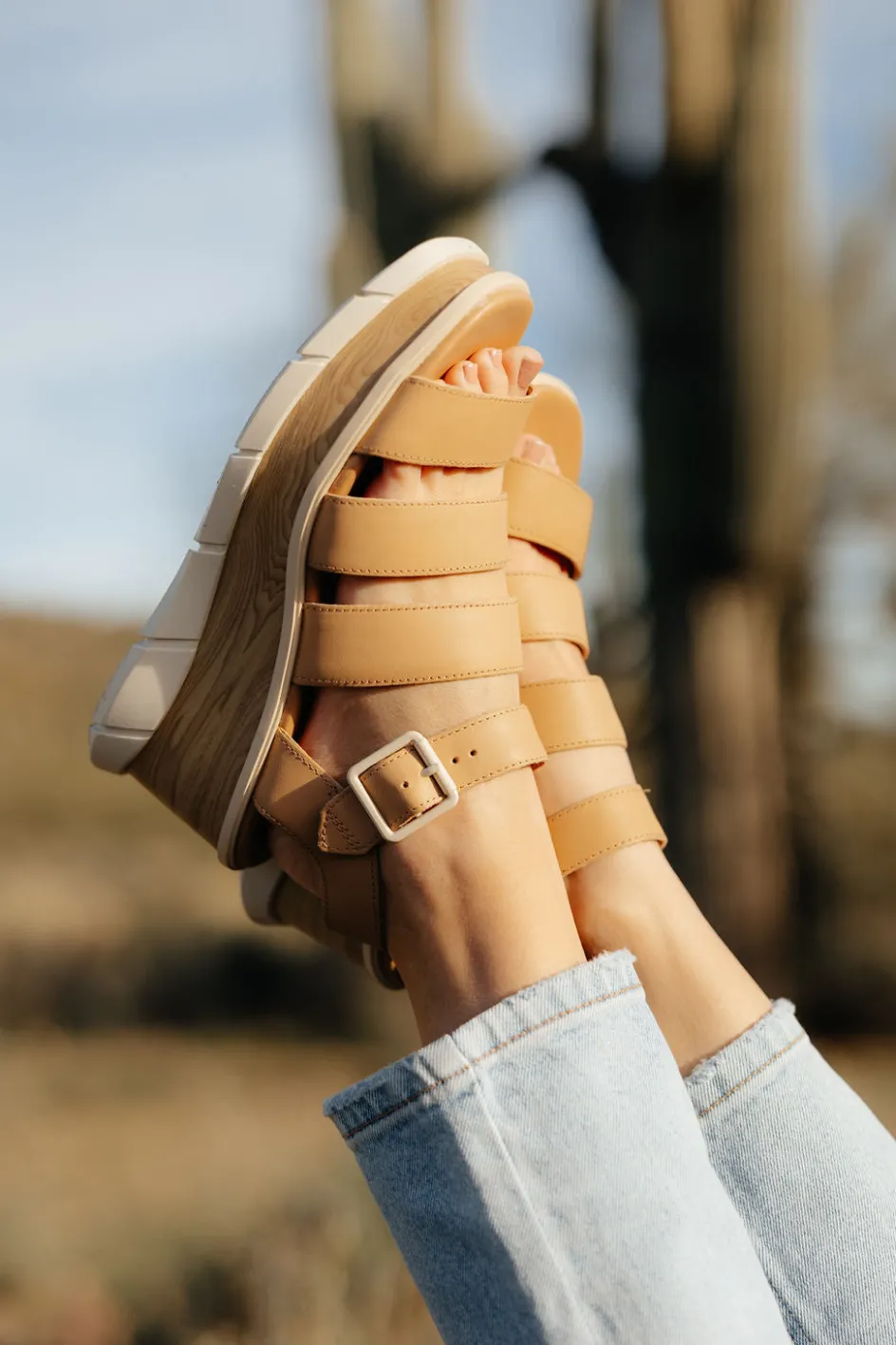Sorel Joanie III Ankle Strap Sandals-Honest Beige Online