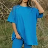 Zenana Stacy Set- Blue Outlet