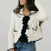 Polagram Storie Cardigan-Cream/Black Neutral Hot
