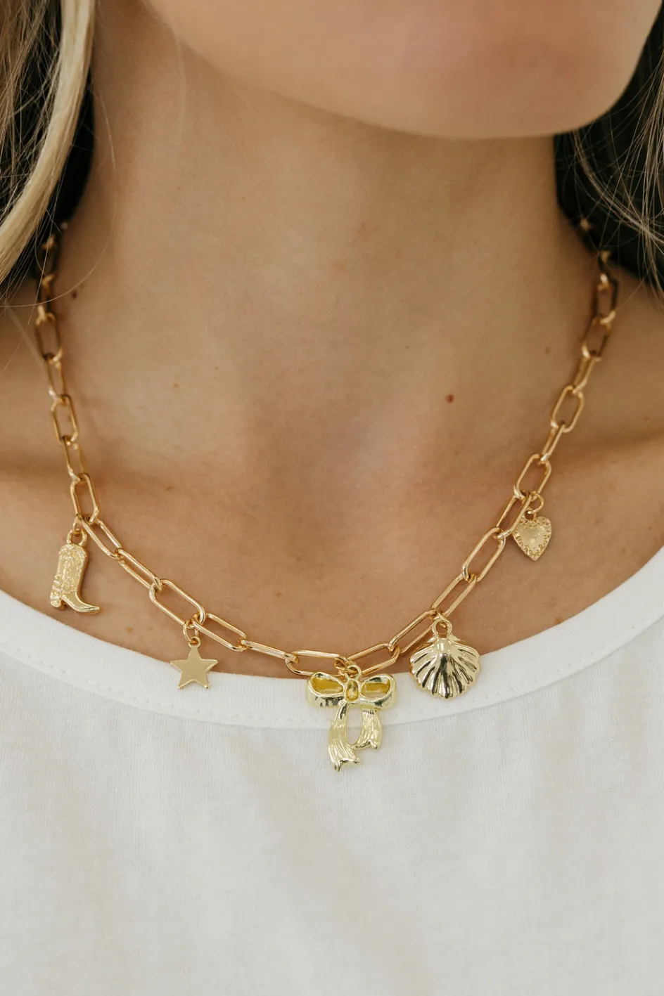 Ali Express Sweet Nothing Necklace- Gold Discount