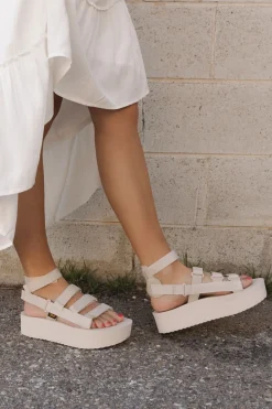 Teva Flatform Mevia Sandals-Birch Clearance