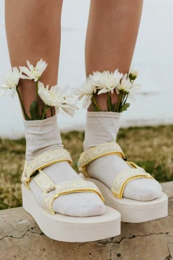 Teva Flatform Sandals-Silver Cloud Multi Best