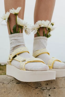Teva Flatform Sandals-Silver Cloud Multi Best