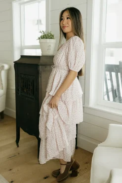 Polagram Tillie Dress-Blush Multi Pink Best
