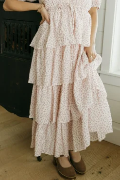 Polagram Tillie Dress-Blush Multi Pink Best