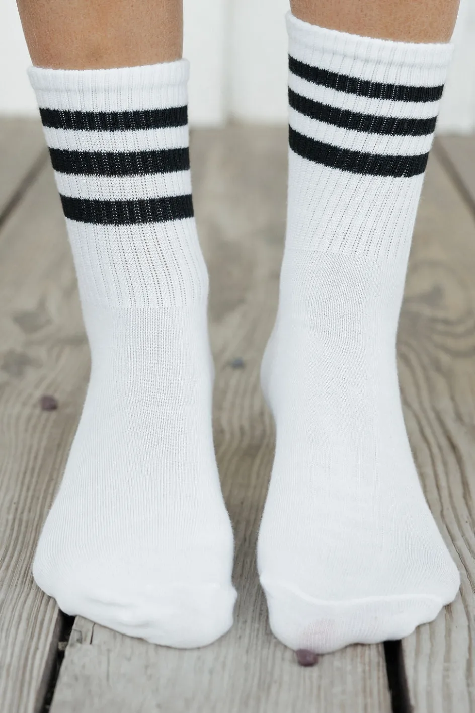 Ali Express Varsity Stripe Socks Black/White Best