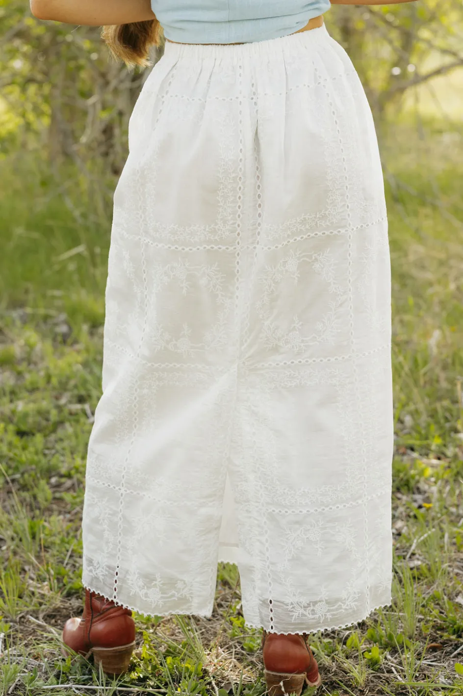 Miou Muse Victoria Skirt- White Online