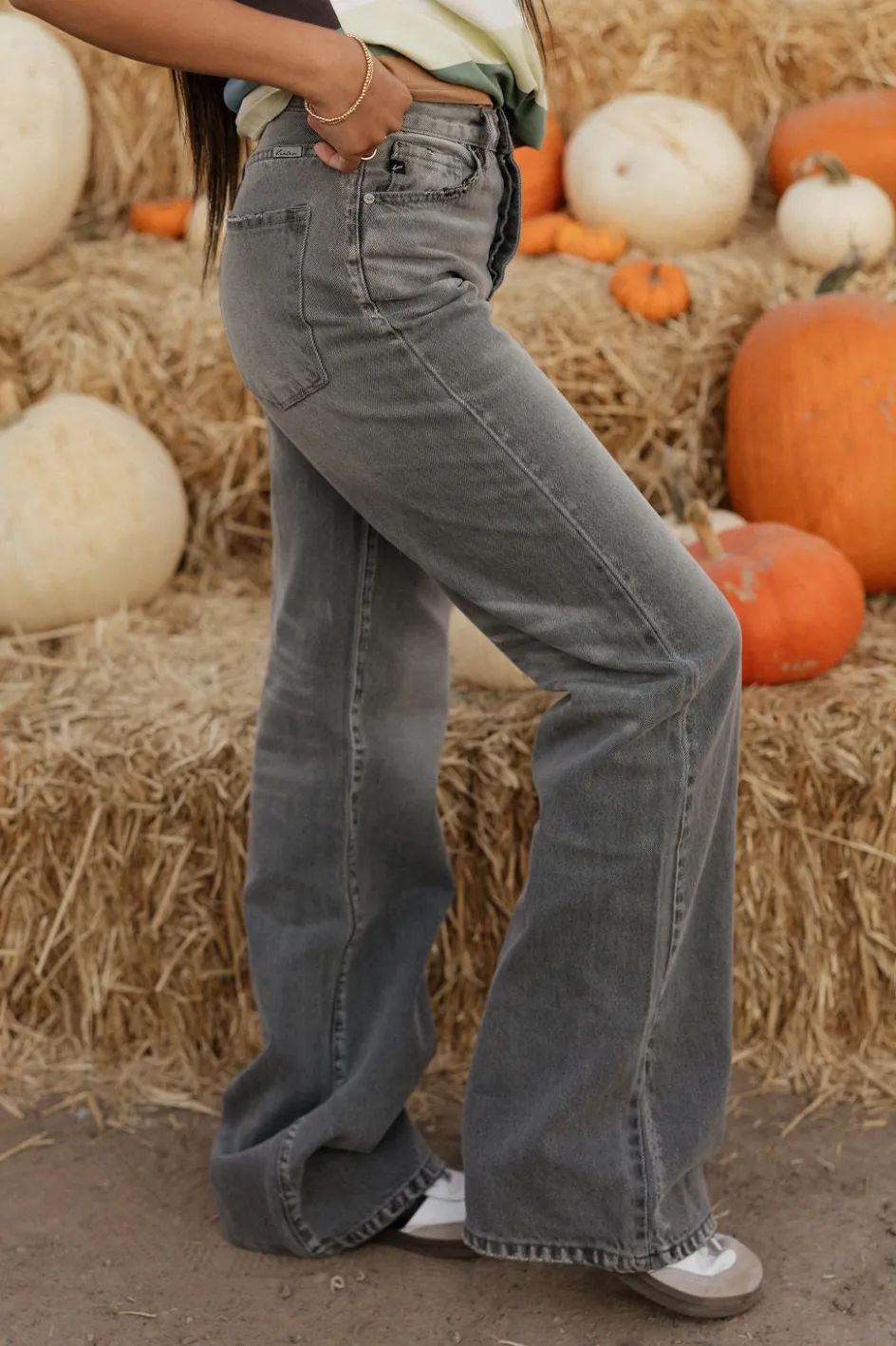 KanCan Walden Denim-Light Grey Discount