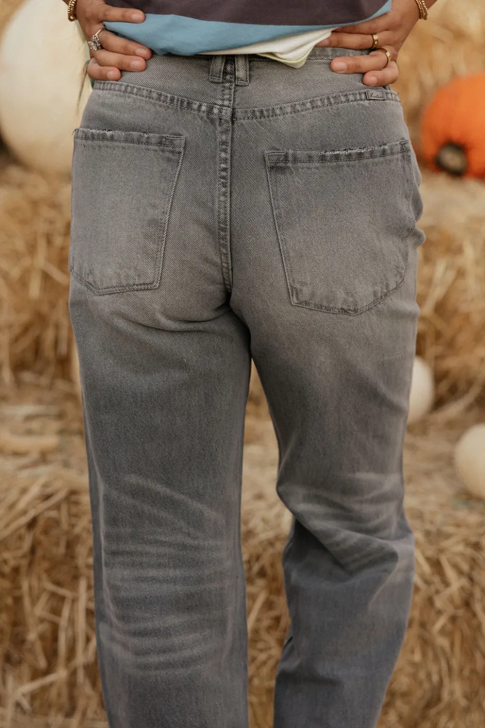 KanCan Walden Denim-Light Grey Discount
