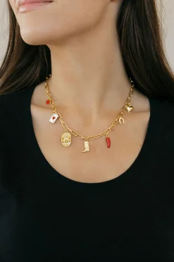 Ali Express Western Charm Necklace- Gold New