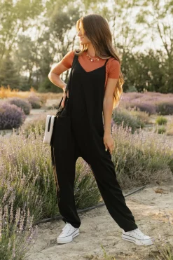 Charmo Wilda Jumpsuit-Black Discount