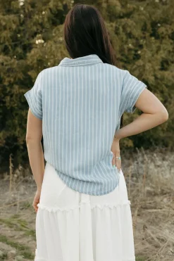 Blu Pepper Wilder Top-Denim Blue New